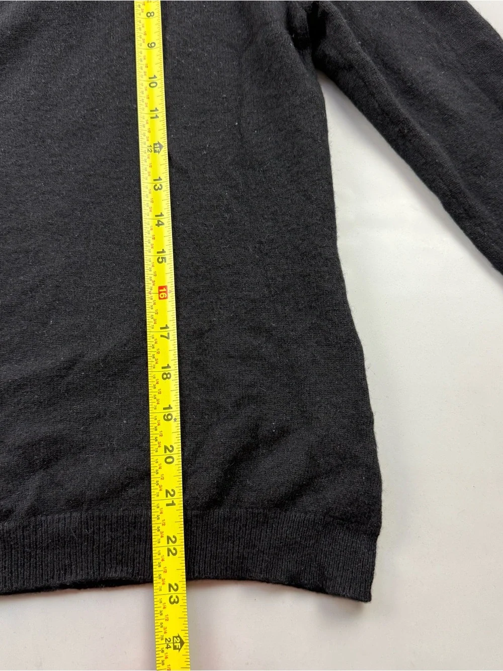 Tory Burch 100% Cashmere Back Zip Turtleneck Sweater Women’s Black Small